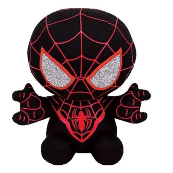 TY Beanie Babies Spider Man - Miles Morales 6" Plush - Picture 1 of 8